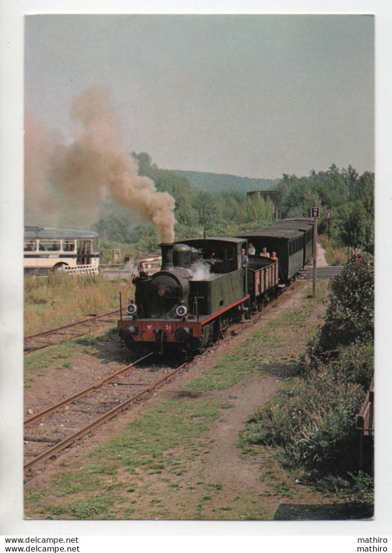 Petit Train De La Vallée De Doller :  Locomotive K.D.L.1945 , Ligne Cernay-Sentheim ,entrée En Gare De Burnhaupt - Chemin De Fer