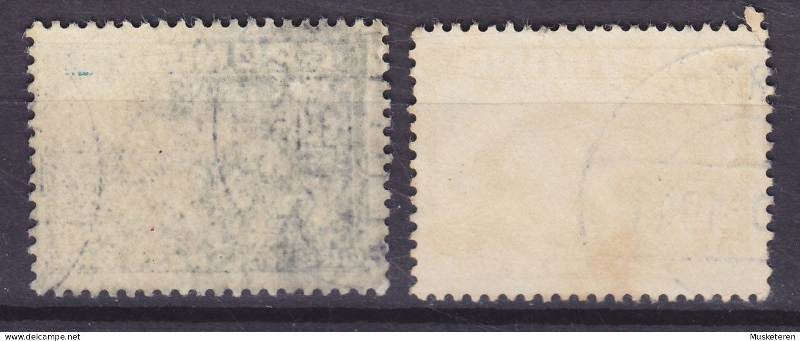 Greenland 1938 Mi. 6-7, Eisbär Polar Bear (2 Scans) - Used Stamps