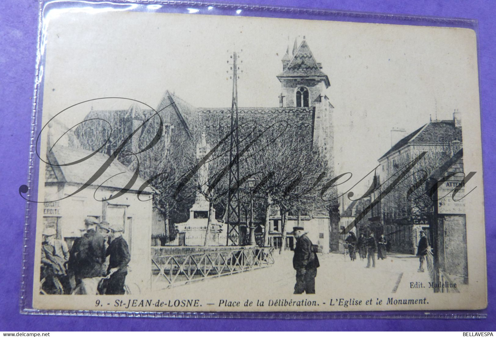 St.Jean De Losne Place Déliberation Eglise Monument D21 - Other & Unclassified