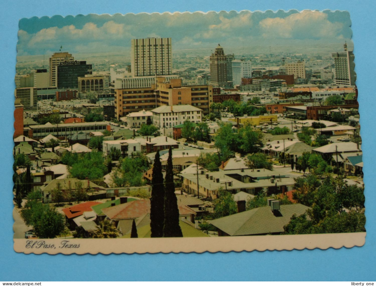 EL PASO > Texas > Bird's-eye-view Of Downtown ( Edit. : Cards Unlimited ) Anno 19?? ( Voir / See Scans ) ! - El Paso