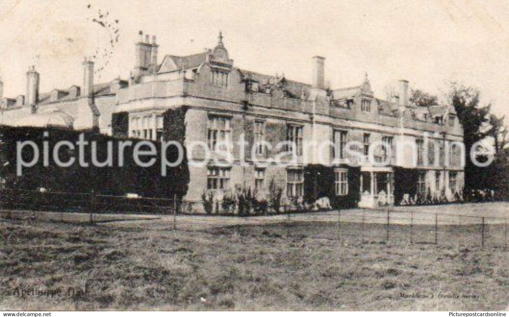 APETHORPE HALL OLD B/W POSTCARD NORTHAMPTONSHIRE - Northamptonshire