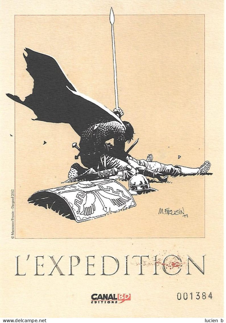 FRUSIN  -  Ex-libris "L'expédition, Tome 1"  (EB) - Illustrateurs D - F