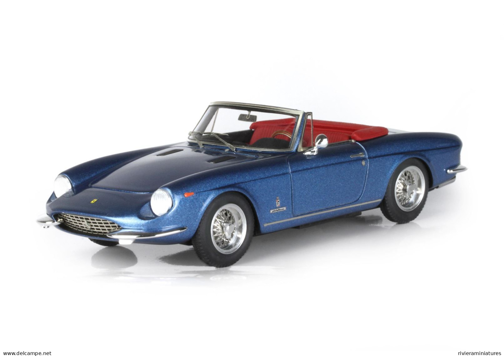 BBR - FERRARI 365 GTS - 1969 - Bleu Mét - BBR CAR56G - 1/43 - BBR