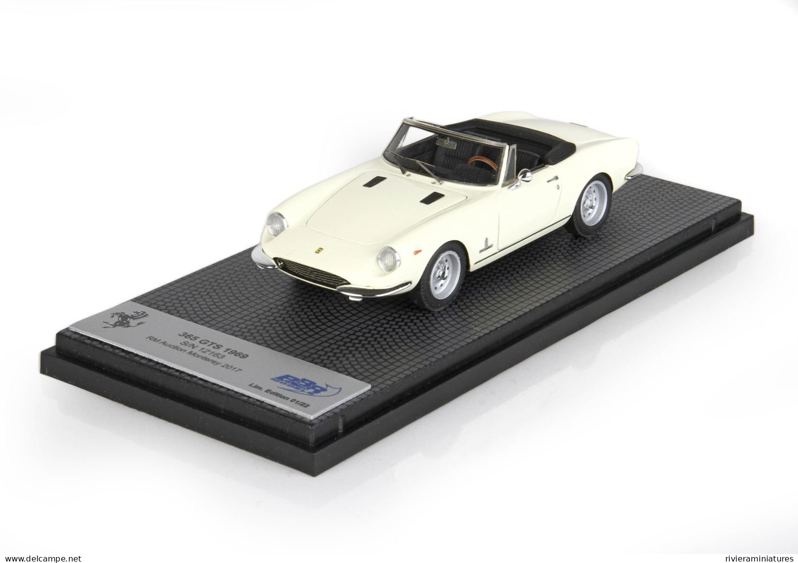 BBR - FERRARI 365 GTS - 1969 - Crème - BBR CAR56E - 1/43 - BBR