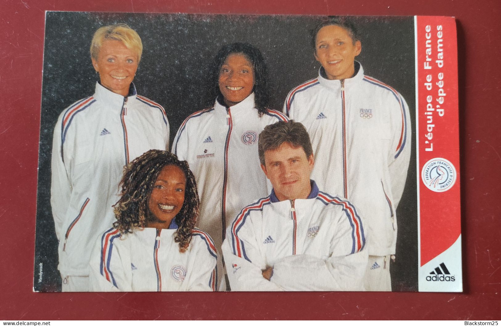 Carte Postale équipe De France D'épée D'armes - Fencing