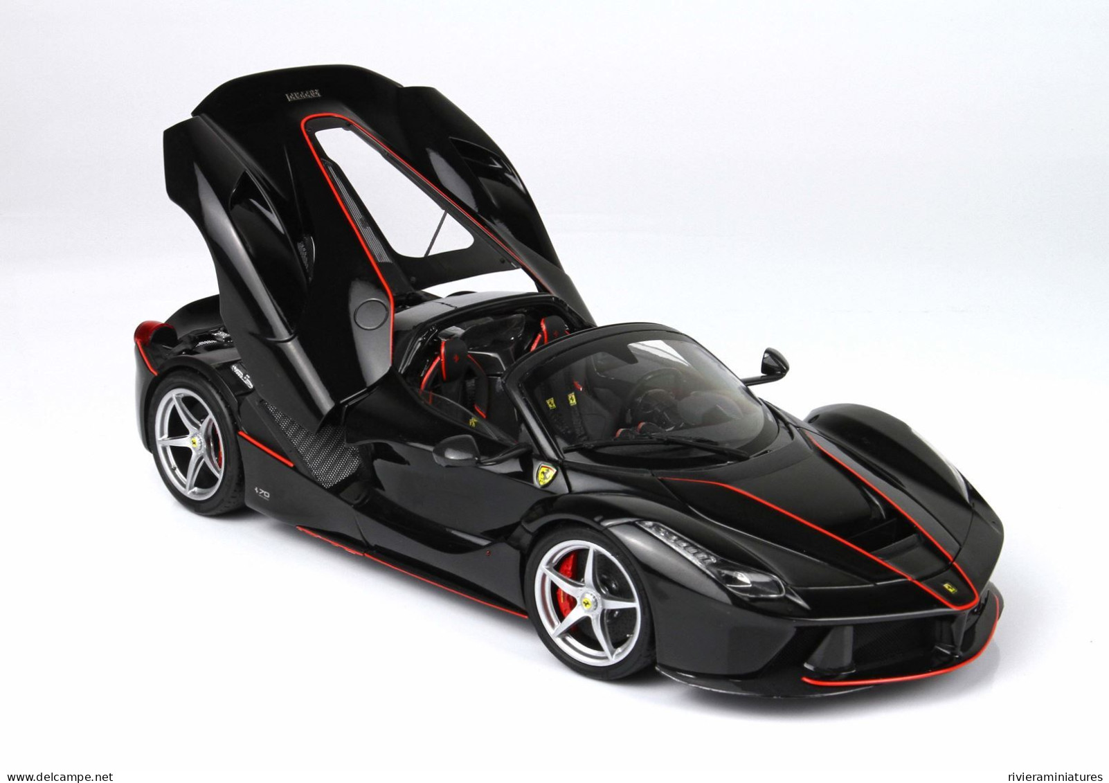 BBR - FERRARI  LaFerrari Aperta - New Black Daytona - DIE CAST - BBR182232 - 1/18 - Autres & Non Classés