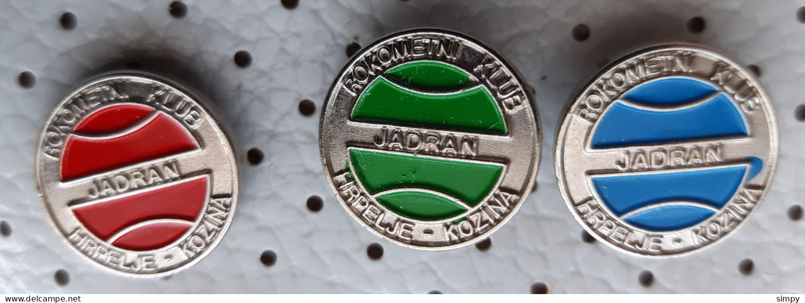 Handball Club RK Jadran Hrpelje Kozina Slovenia Pins - Handball