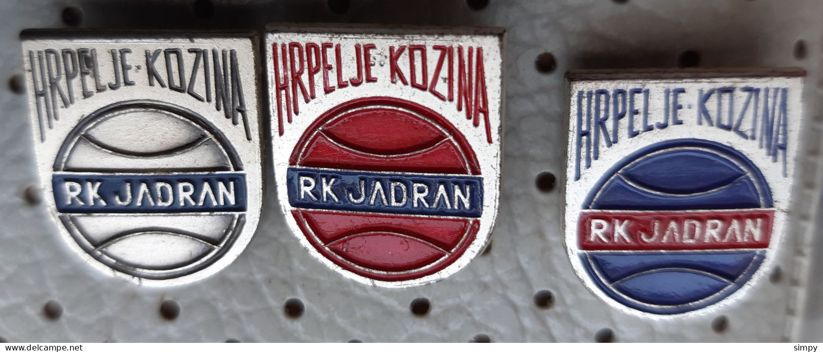 Handball Club RK Jadran Hrpelje Kozina Slovenia Pins Bertoni Milano - Handball