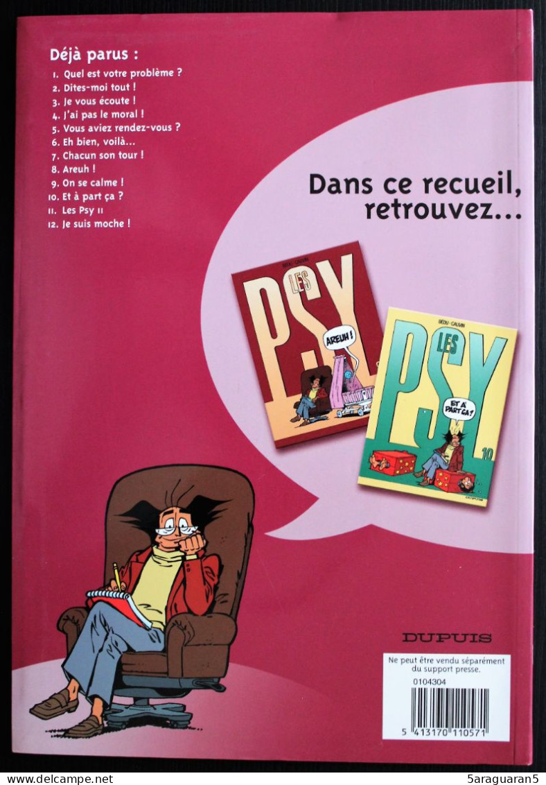 BD LES PSY - Tome 8 / Tome 10 - Edition Dupuis 2005 Best Of De La BD - Psy