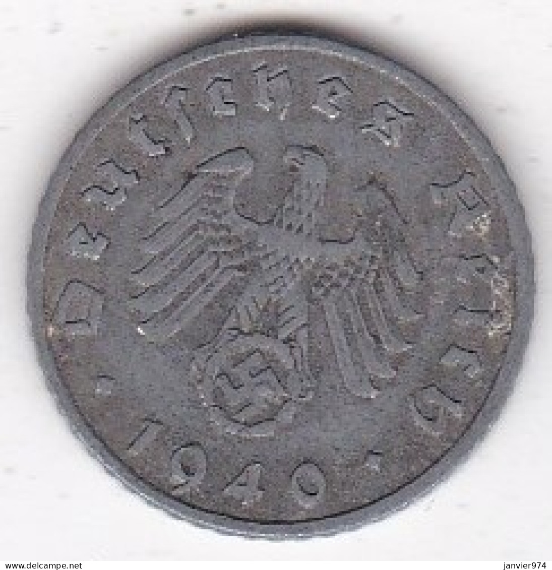 Allemagne. 5 Reichspfennig 1940 A BERLIN En Zinc - 5 Reichspfennig
