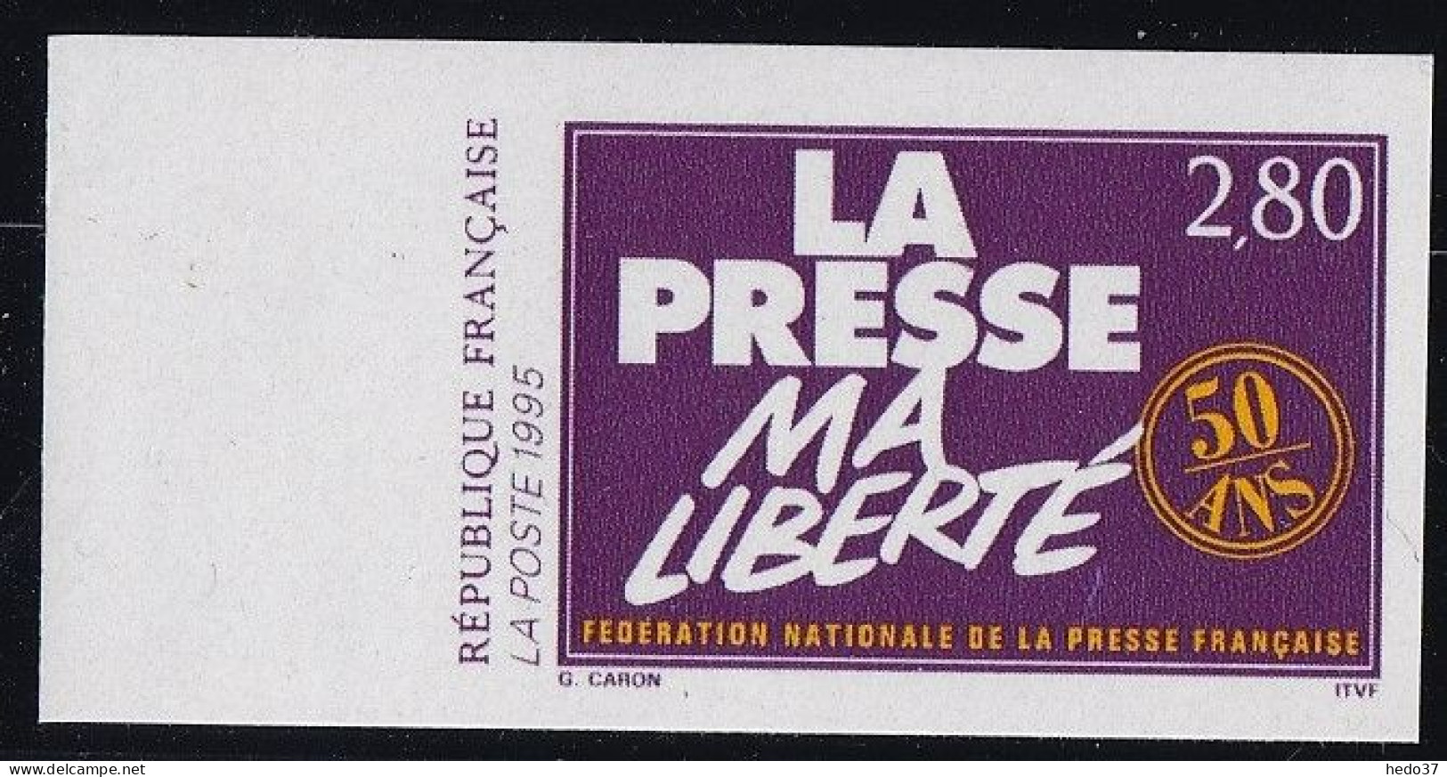 France N°2917 - Non Dentelé - Neuf ** Sans Charnière - TB - 1991-2000