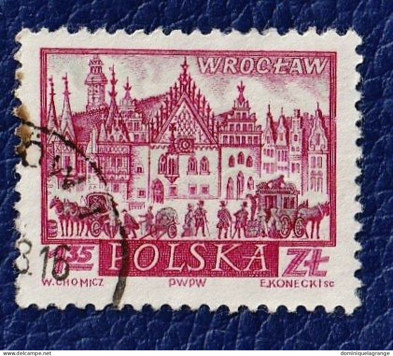 8 Timbres De Pologne "villes Et Monuments" De 1960 à 1977 - Sammlungen