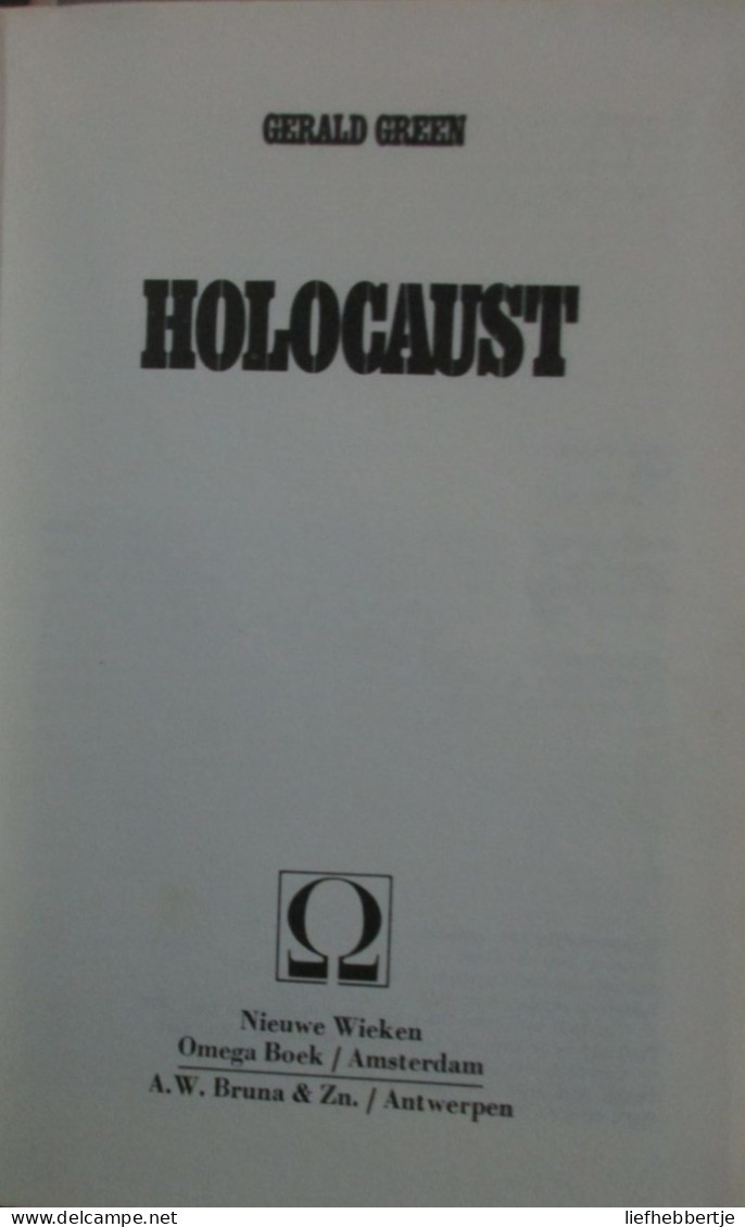 Holocaust - Door Gerald Green - 1978 - Guerre 1939-45