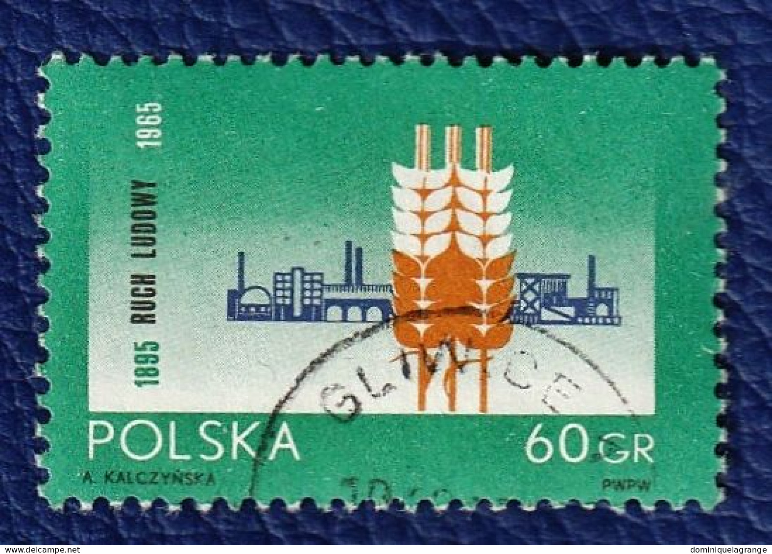 10 Timbres De Pologne "symboles" De 1965 à 1976 - Collezioni