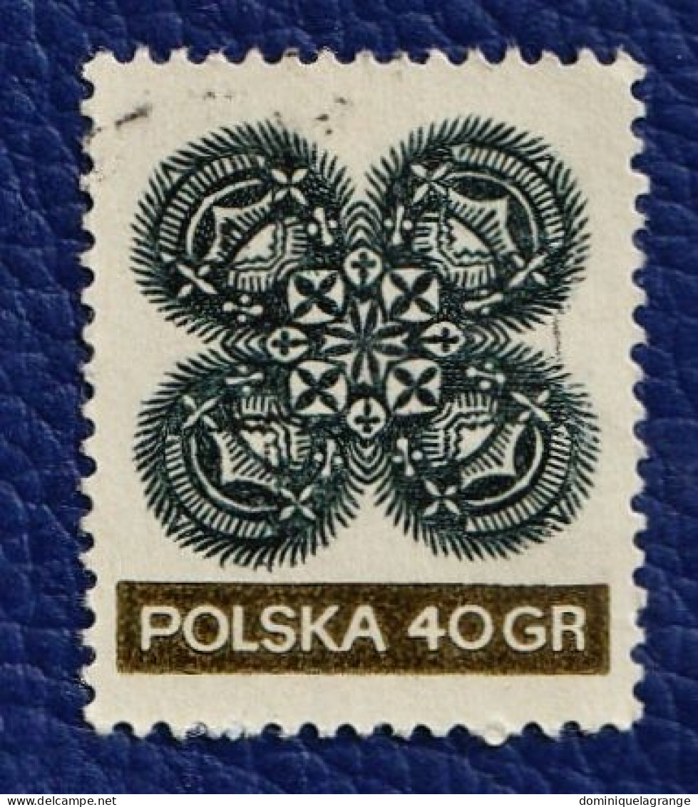 10 timbres de Pologne "symboles" de 1965 à 1976