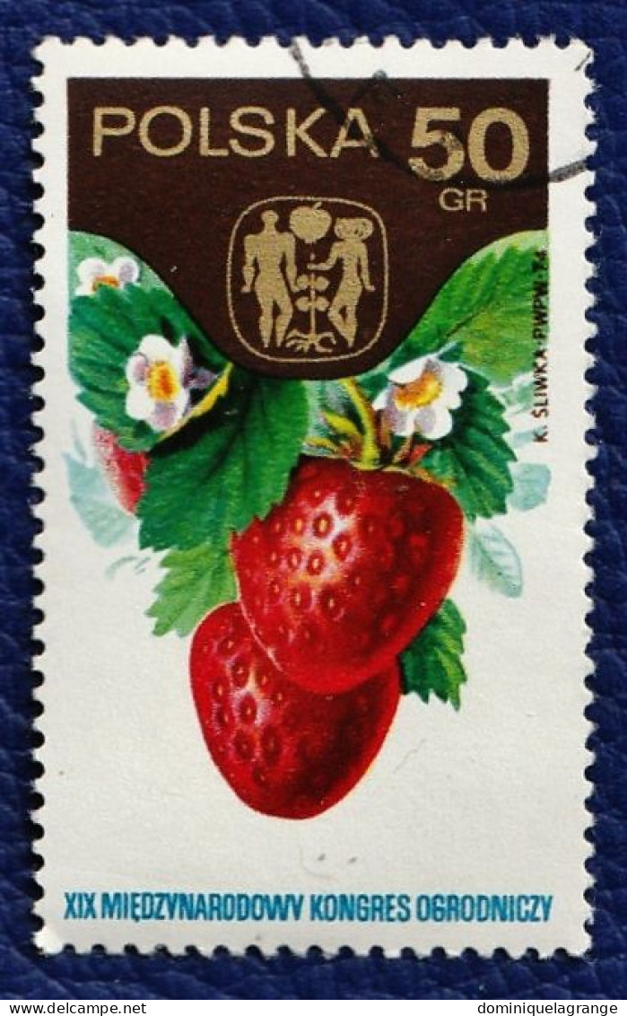 10 timbres de Pologne "symboles" de 1965 à 1976