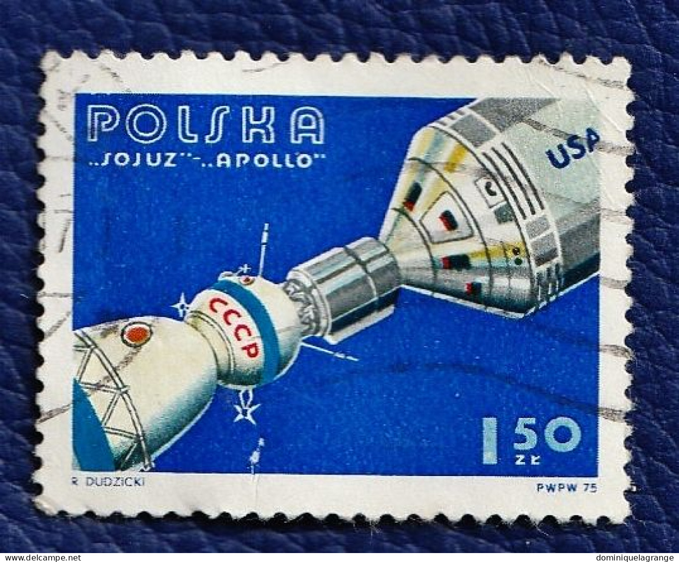 10 timbres de Pologne "symboles" de 1965 à 1976