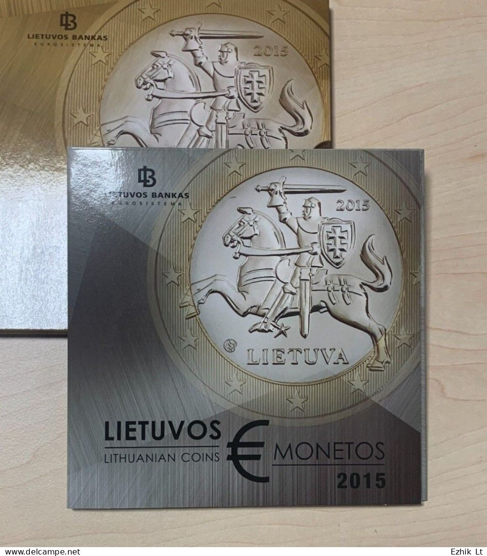 LITHUANIA 2015 UNC/BU Mint 8 COIN Set 1 Cent - 2 EUR. First Euro Set! KM#205-212 - Lithuania