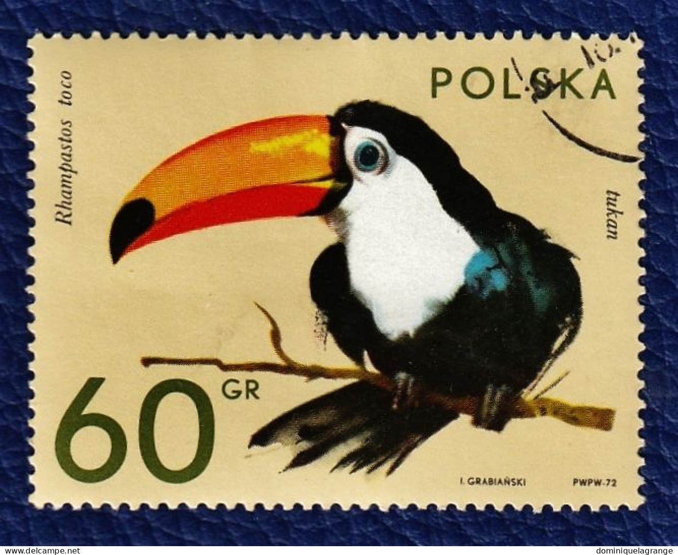 9 timbres de Pologne "animaux" de 1964 à 1972