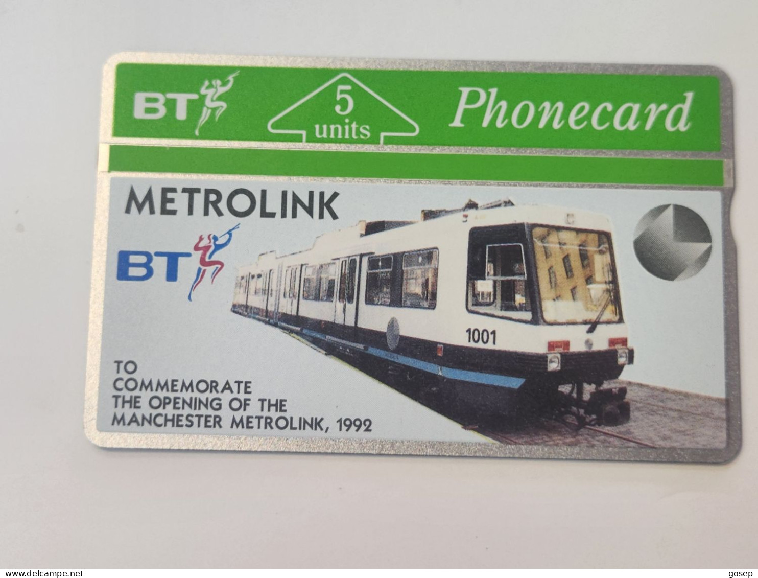 United Kingdom-(BTI024)-MANCHESTER METROLINK-(30)-(5units)(201H05992)(tirage-6.559)price Cataloge-12.00£-mint) - BT Interne Uitgaven