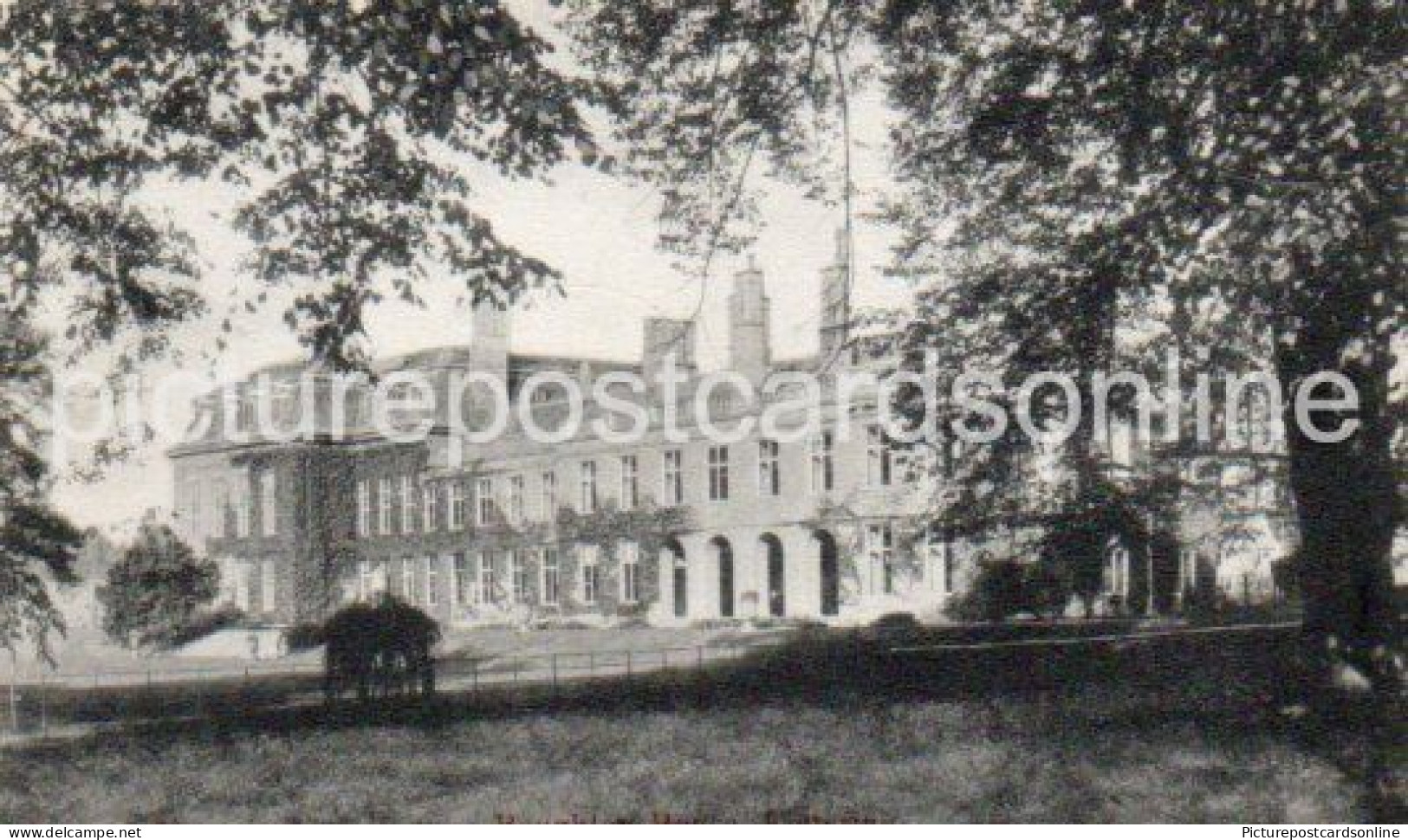 BOUGHTON HOUSE KETTERING OLD B/W POSTCARD NORTHAMPTONSHIRE - Northamptonshire