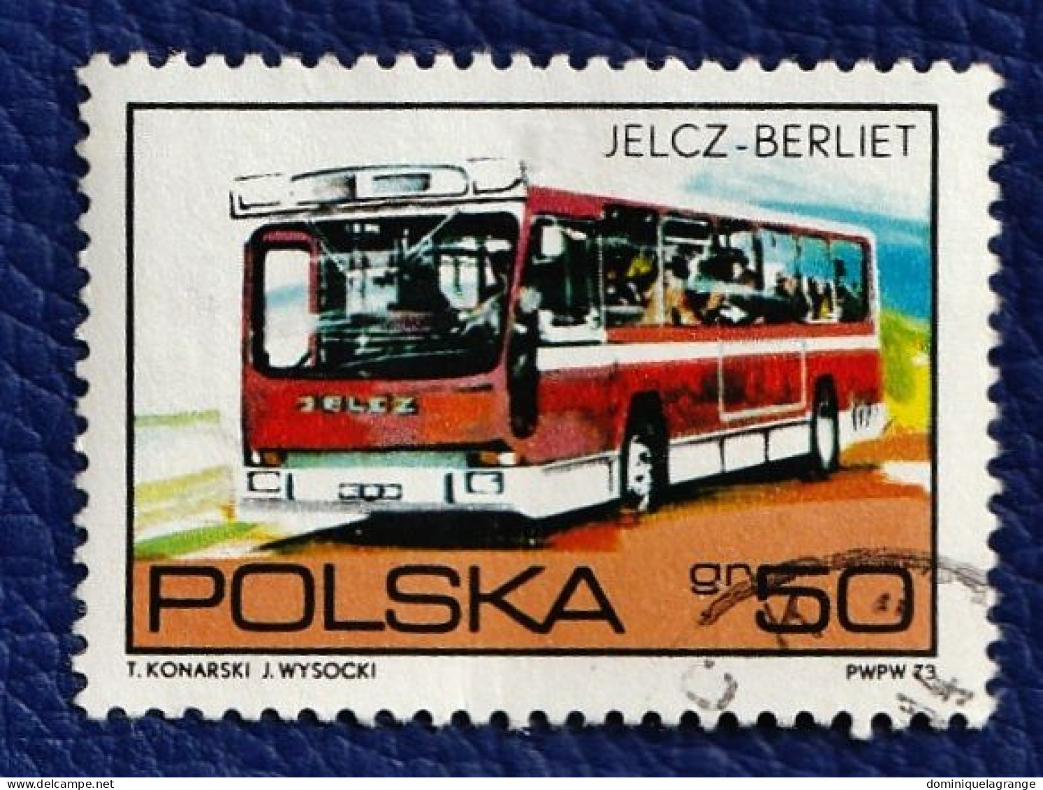 10 Timbres De Pologne "automobiles" De 1973 à 1980 - Collections