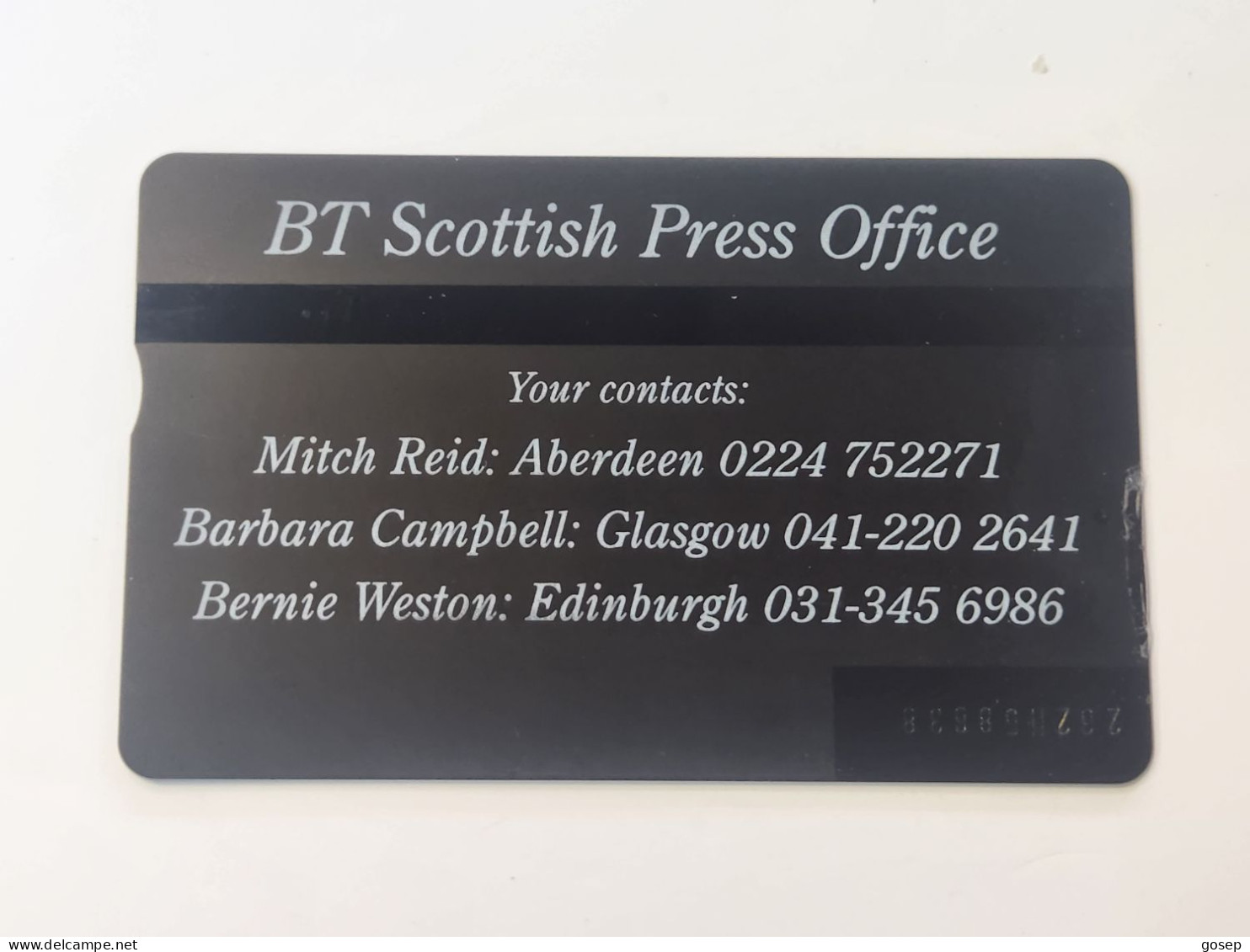 United Kingdom-(BTI026A)-BT-scottish Press Office-(32)-(20units)(262H58638)(tirage-4.500)price Cataloge-40.00£-mint) - BT Internal Issues