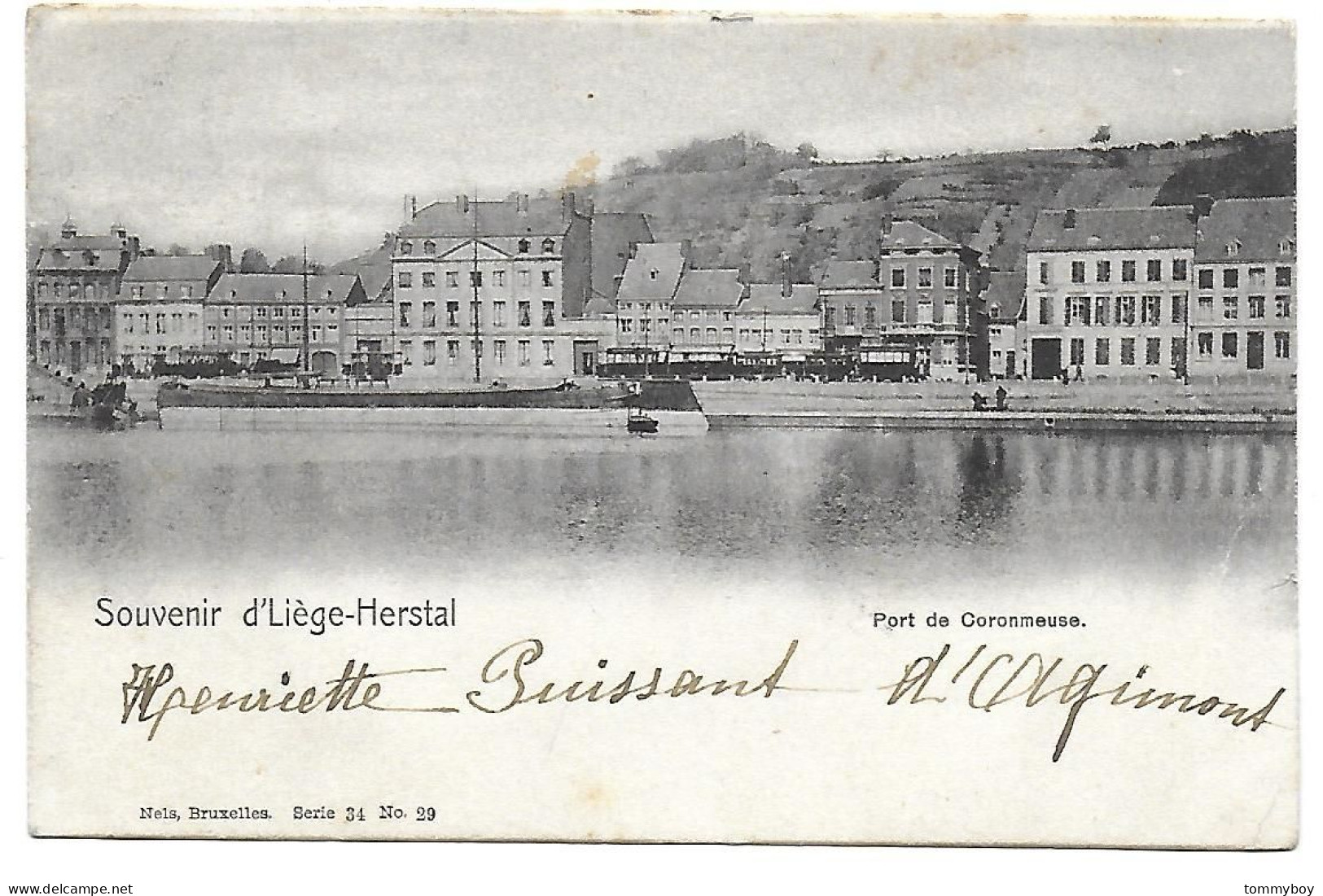 CPA Souvenir D'Liège-Herstal, Port De Coronmeuse - Herstal