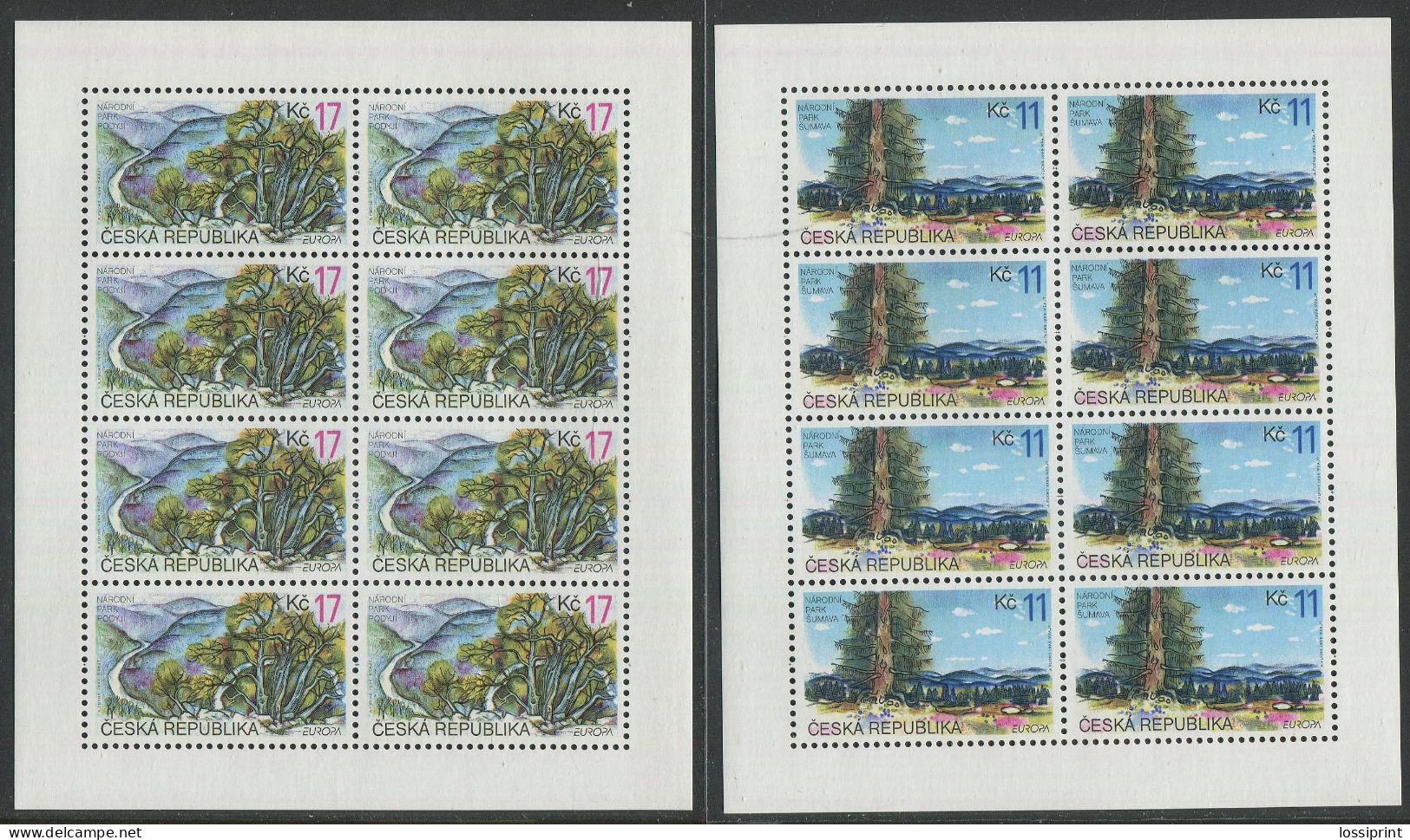 Czech:Unused Sheets EUROPE Cept 1999, MNH - 1999