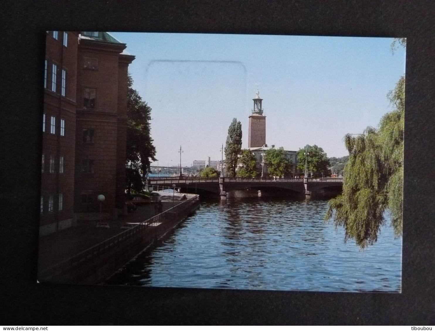SUEDE SWEDEN SVERIGE AVEC YT 1989 LA MARINE ROSE DES VENTS - STOCKHOLM MAIRIE CITY HALL - Cartas & Documentos