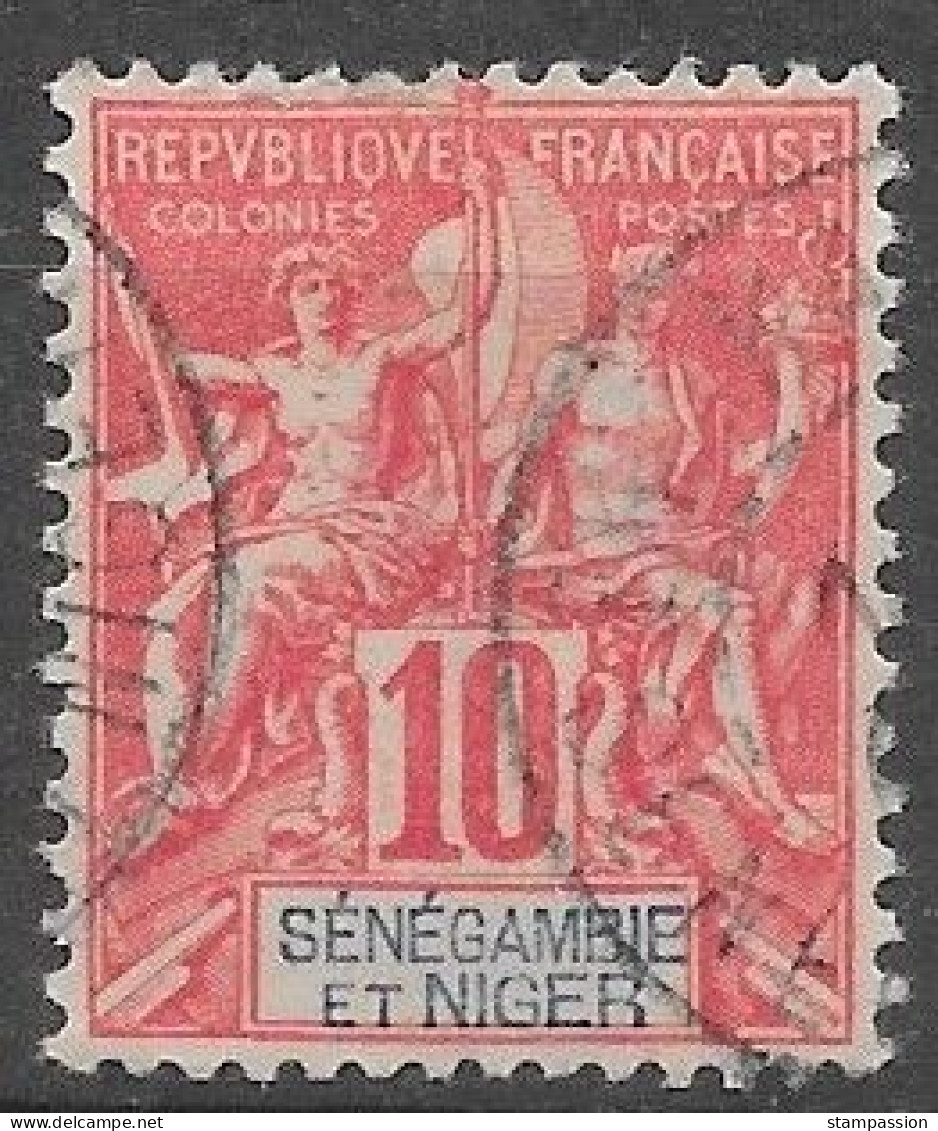 SENEGAMBIE & NIGER 1903 - N° YT 5 - Oblitéré - Usati