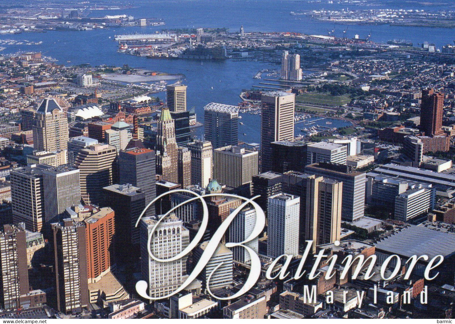 BALTIMORE, MARYLAND, VUE GENERALE COULEUR  REF 9799 STV - Baltimore