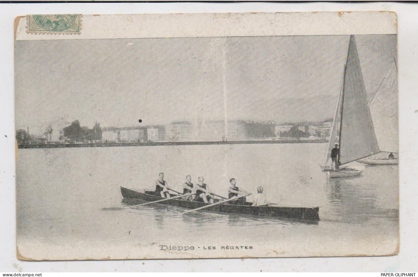 SPORT - RUDERN - Dieppe, Les Regates, 1905 - Canottaggio