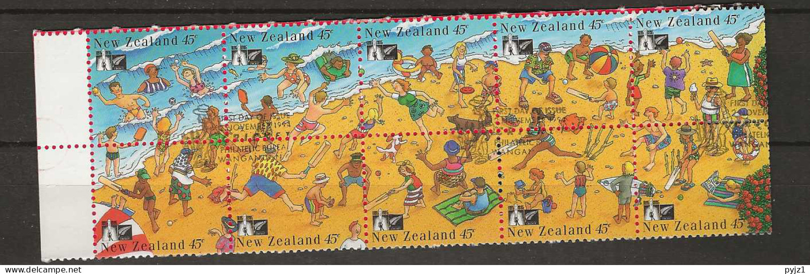 1994 MNH New Zealand Booklet Mi 1383-92 Postfris** - Postzegelboekjes