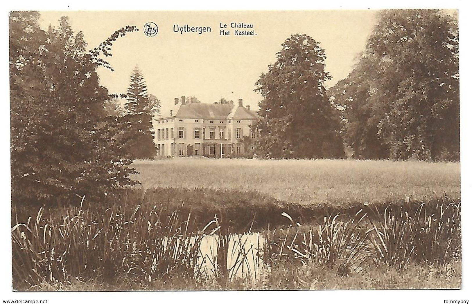 CPA Uytbergen, Le Château - Berlare