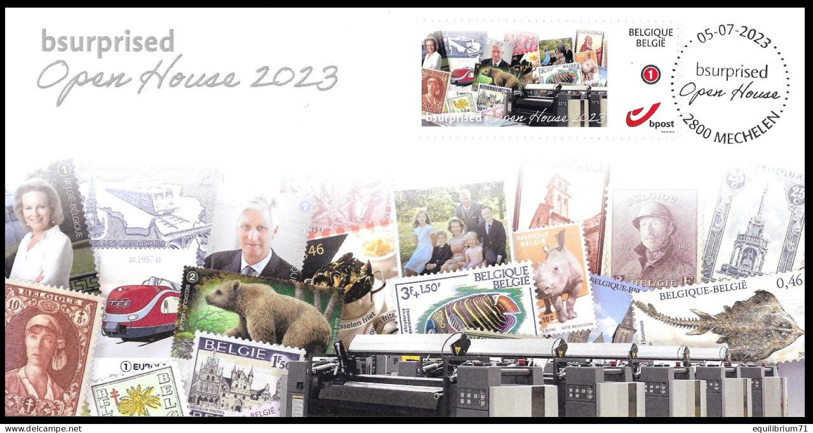 CS/HK - DUOSTAMP/MYSTAMP° - Bsurprised Open House 2023 - Malines / Mechelen - 05-07-23 - Briefe U. Dokumente