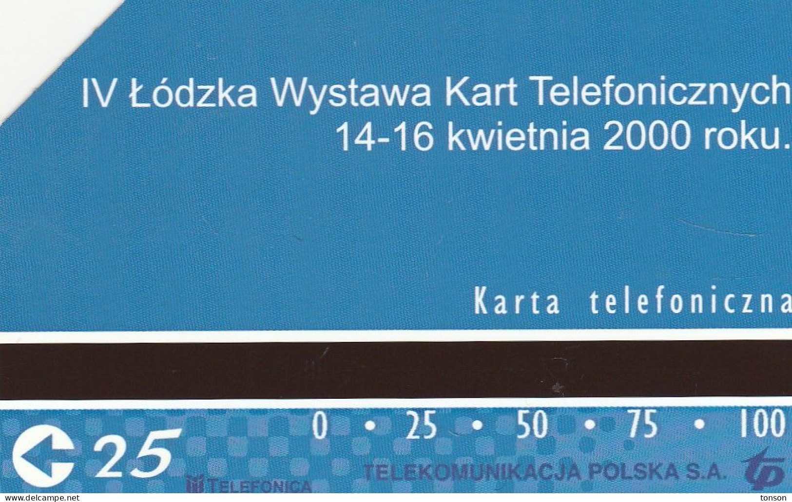 Poland, 0812, IV Phone Cards Exhibition In Lodz, Only 10.000 Issued, 2 Scans - Pologne