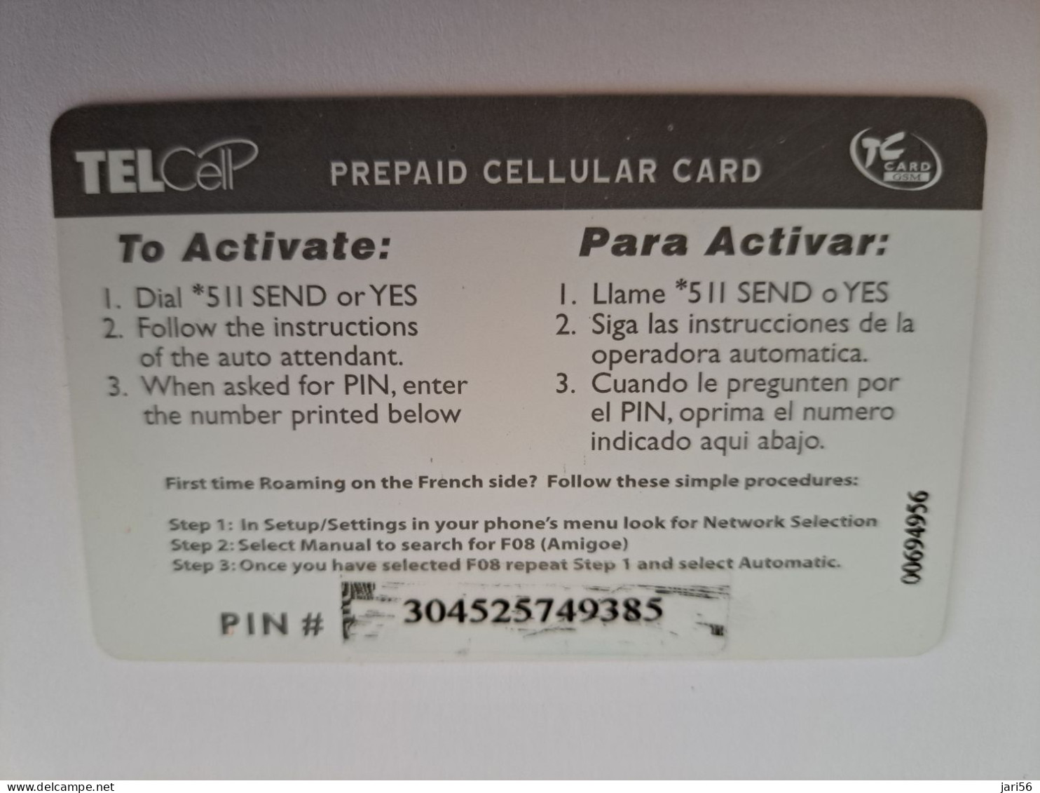 ST MAARTEN / TC CARD GSM/ PREPAID COMPLIMENTARY / WITH NR ON RIGHT SIDE /  (RR)   $1,-   **14362** - Antillen (Niederländische)