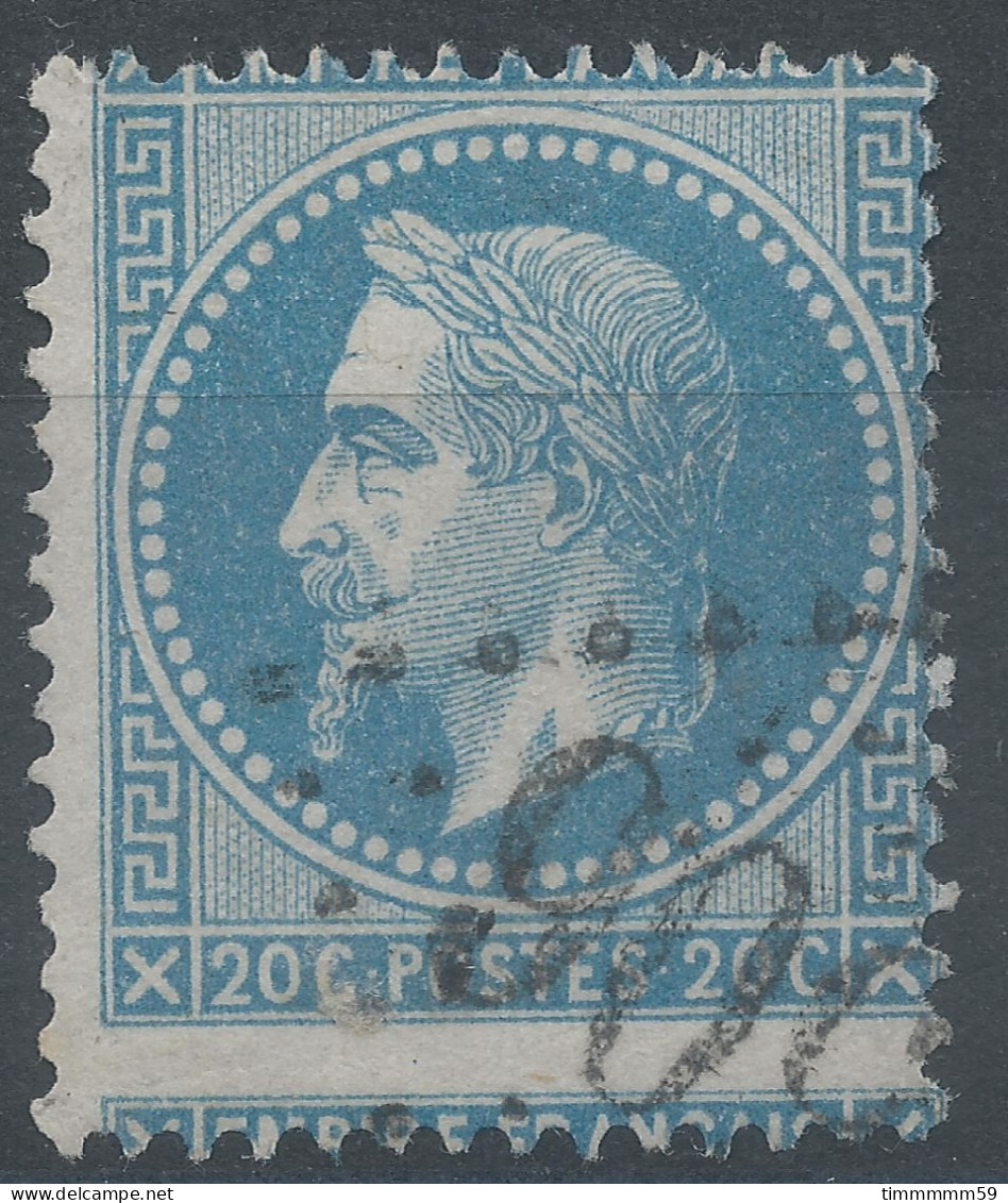 Lot N°77782   Variété/n°29A, Oblitéré GC, Piquage - 1863-1870 Napoléon III Lauré