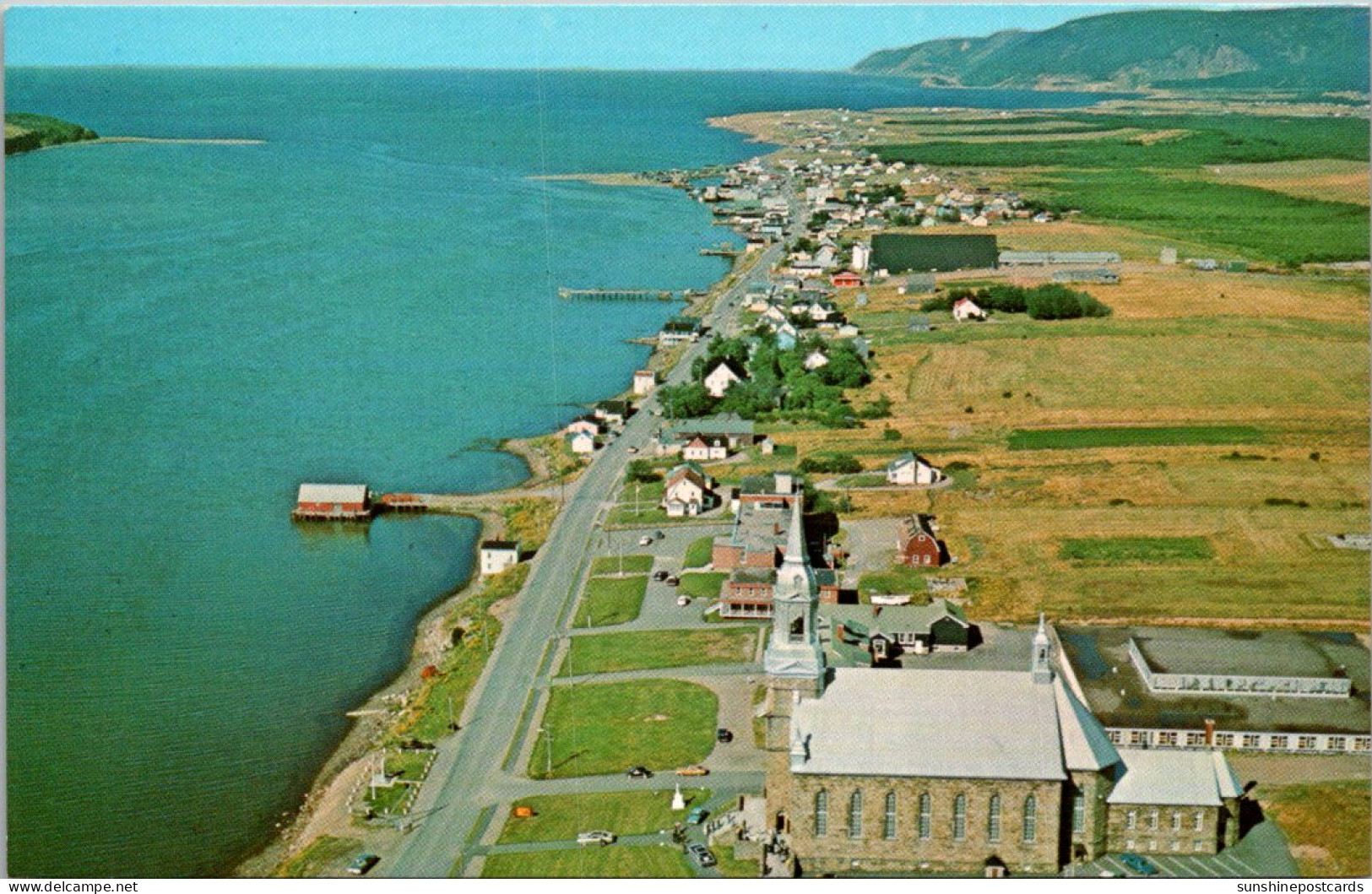 Canada Nova Scotia Cape Breton Aerial View Of Cheticamp On The Cabot Trail - Cape Breton