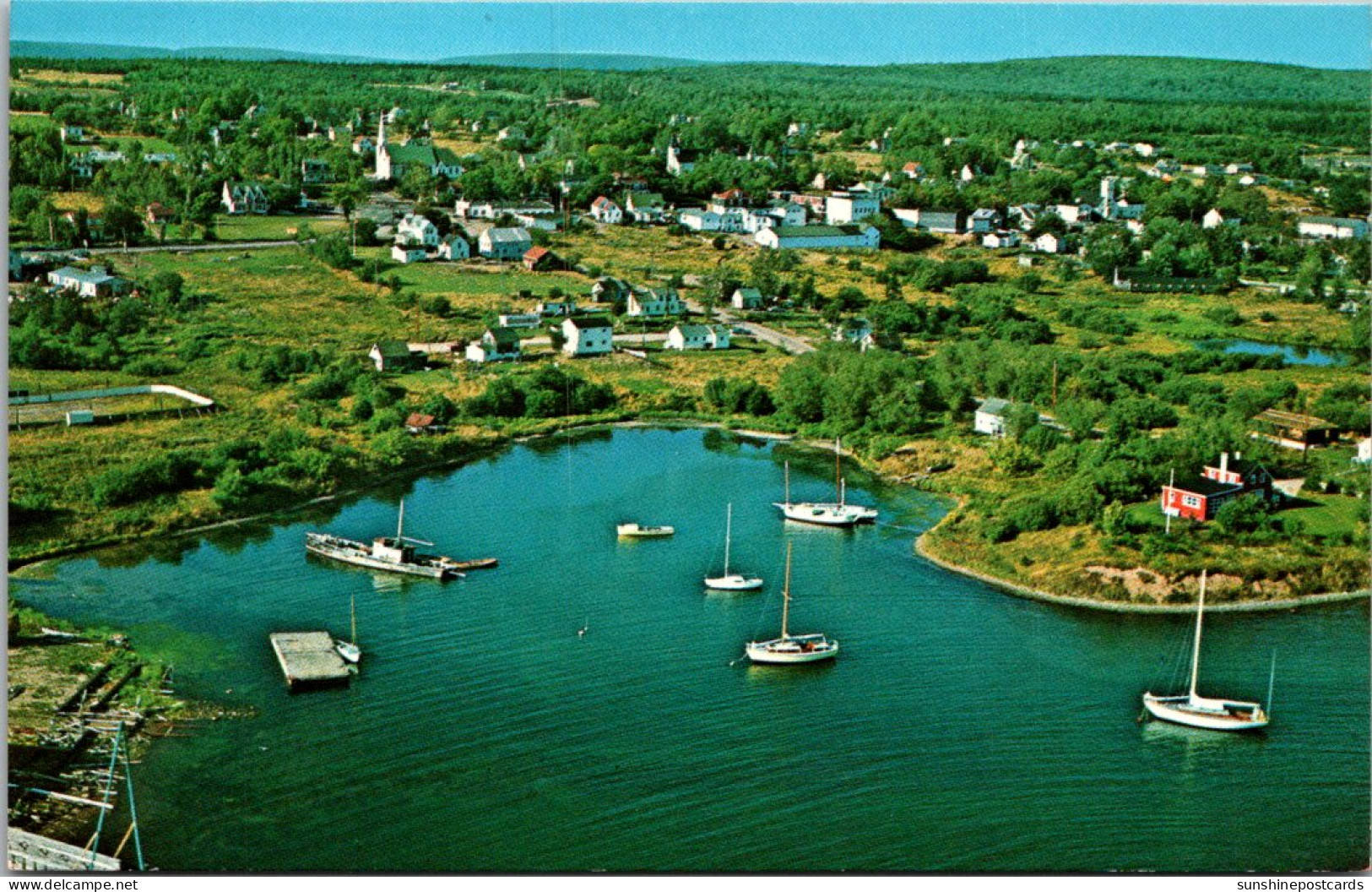 Canada Nova Scotia Cape Breton Aerial View Of Baddeck On The Cabot Trail - Cape Breton