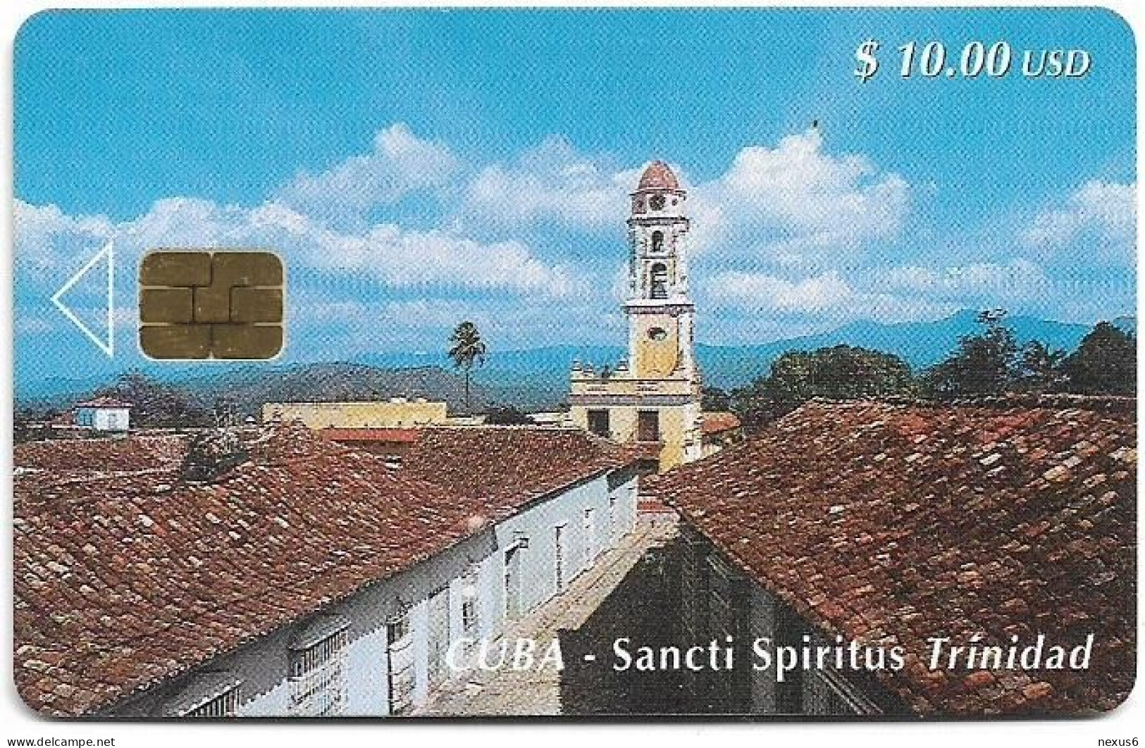 Cuba - Etecsa (Chip) - Sancti Spiritus Trinidad, 02.2000, 10$, 22.000ex, Used - Cuba