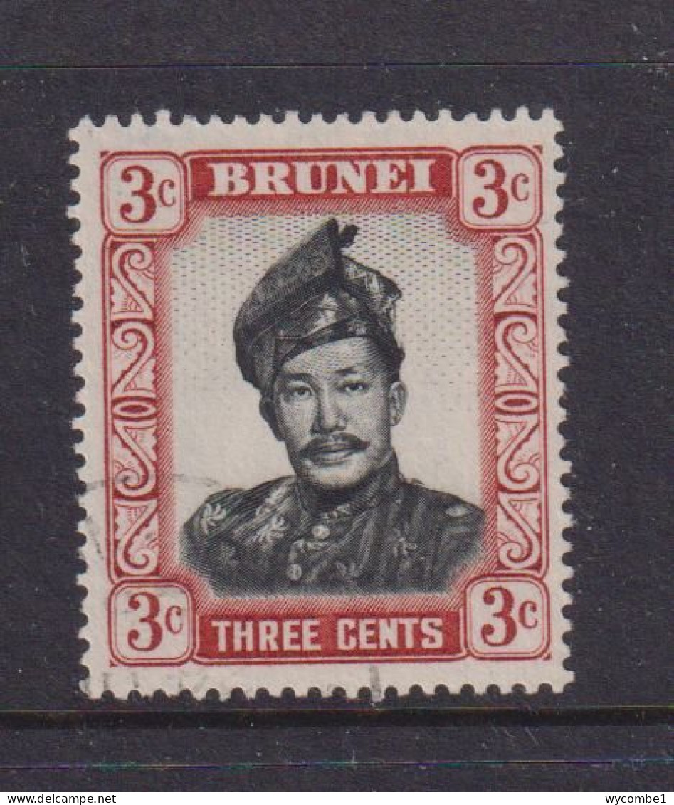 BRUNEI - 1952+ Sultan Omar Ali Saifuddin 3c Used As Scan - Brunei (...-1984)