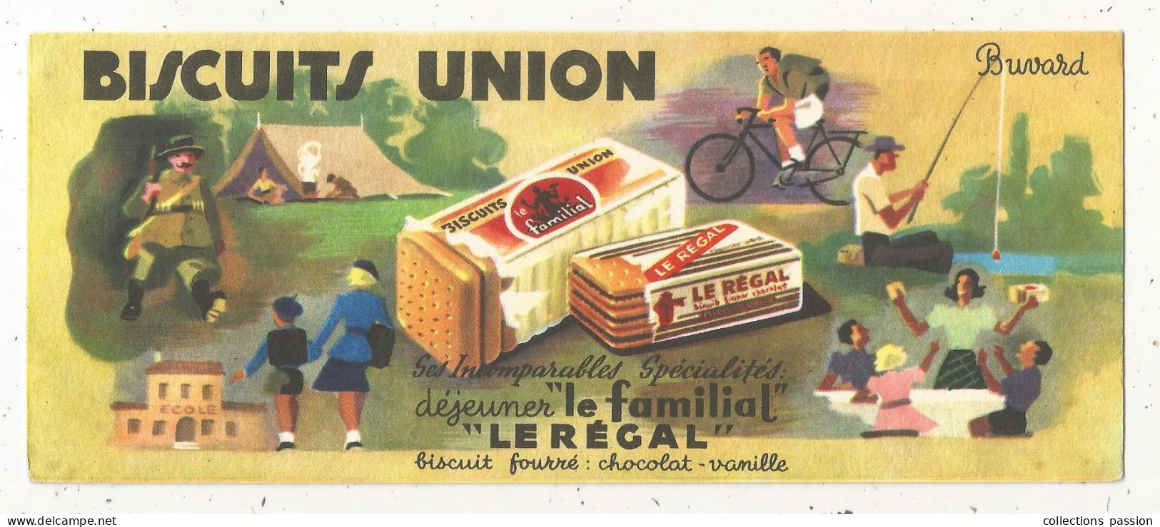 BUVARD, BISCUITS UNION, LE REGAL , LE FAMILIAL, Frais Fr 1.75 E - Levensmiddelen