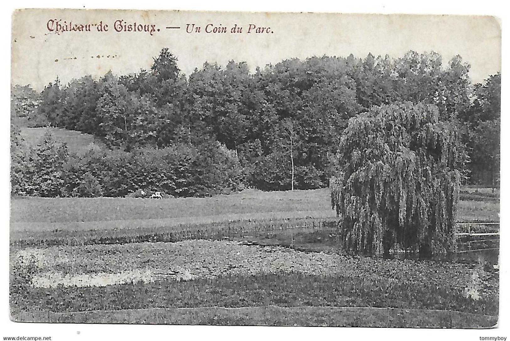CPA Château De Gistoux, Un Coin Du Parc - Chaumont-Gistoux