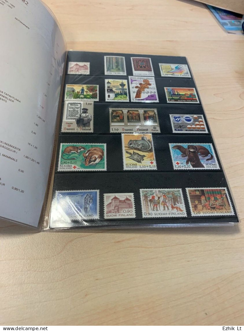 FINLAND 1982 Official Year Book SET MNH Mint.19 Stamps + Booklet! Mi# 891 - 917 - Années Complètes