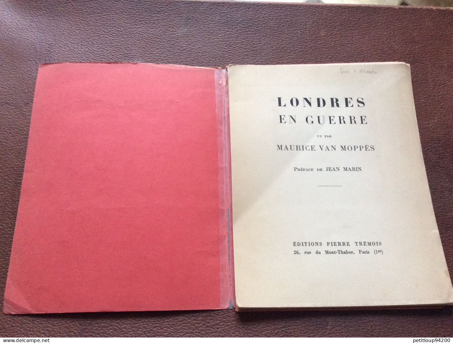 LONDRES EN GUERRE 17 Caricatures MAURICE VAN MOPPES  Editions Pierre Tremois  1600 EXEMPLAIRES  No 758  NOVEMBRE 1944 - Sonstige & Ohne Zuordnung