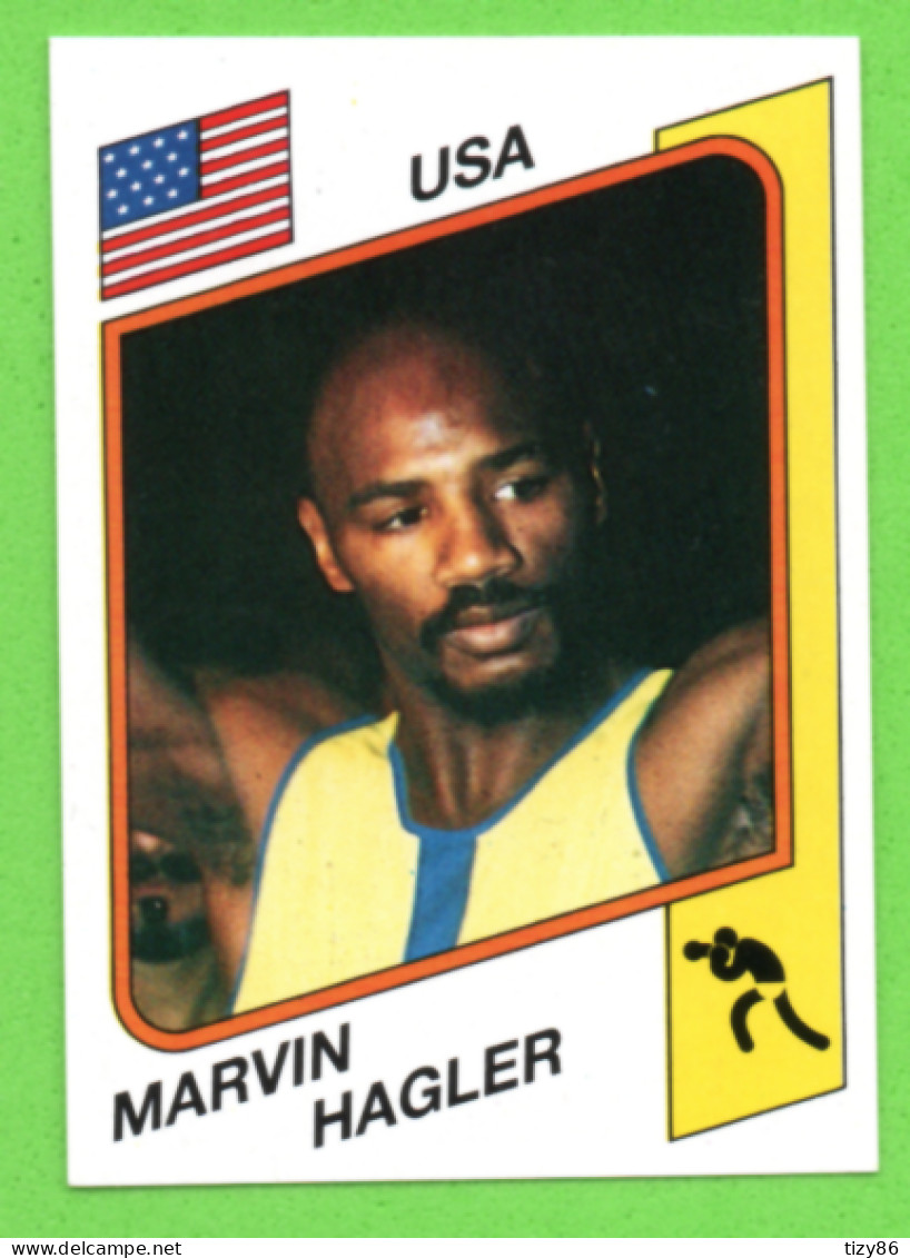 Figurina Panini Supersport 1986 - N° 144 - Marvin Hagler (USA) - Pugilato - 1980-1989