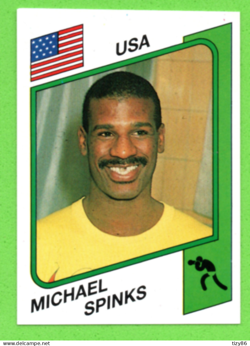 Figurina Panini Supersport 1986 - N° 146 - Michael Spinks (USA) - Pugilato - 1980-1989