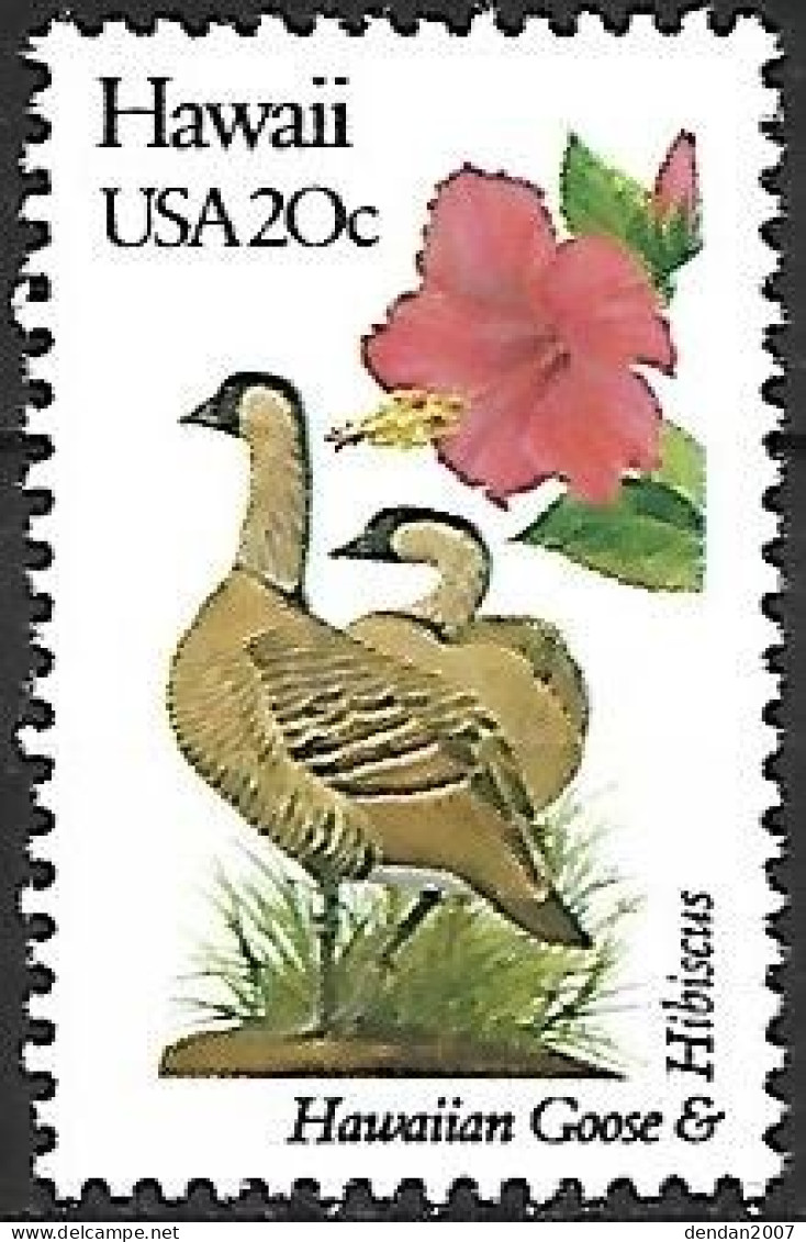 USA  - MNH ** (emmision Without Gum) 1982 :  Nene -   Branta Sandvicensis - Gansos